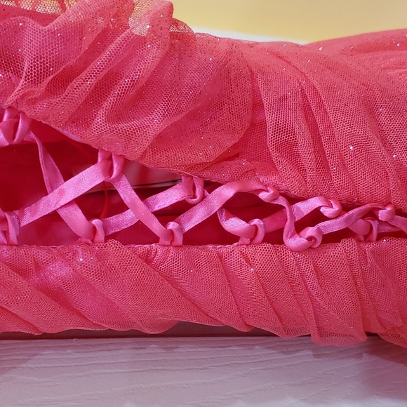 Pink Sparkle Prom or Graduation Dress - Picture 3 of 9